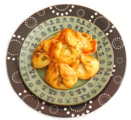 Tortellonis in Tomatensauce