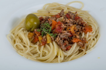 Pasta bolognese
