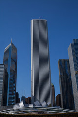 Obraz premium Chicago, Skyscrapers, Wolkenkratzer