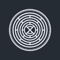 native ethnic art symbol