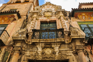 Écija, Andalucía, España, Palacio de Peñaflor, barroco