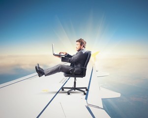 Fast internet as aircraft