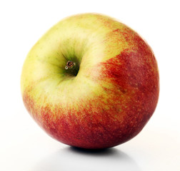 Red apple isolated on white
