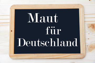 Fototapeta premium Maut für Deutschland