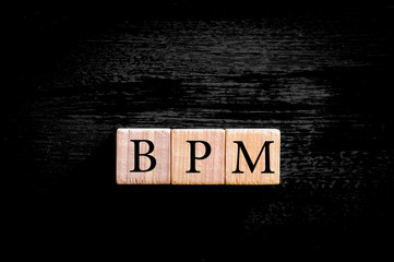 Acronym BPM - Business process management 