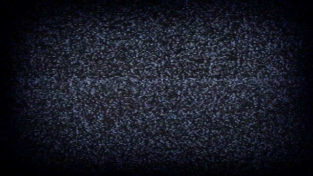 Static tv noise flicker close-up