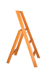 folding ladder isolated on white background