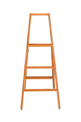 folding ladder isolated on white background