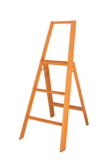 folding ladder isolated on white background