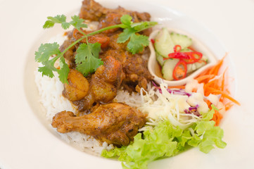 Massaman Curry Chicken and Rice