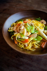 Thai skewer seafood barbeque