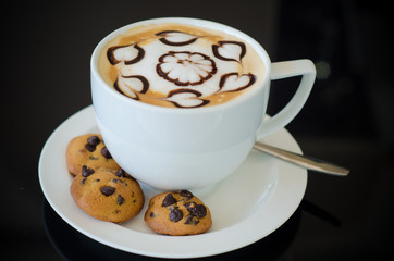 cup of coffee with latte art