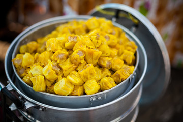 Thai skewer seafood barbeque