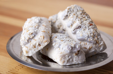 Homemade Tasty Milk Cookies with Cream Dressings