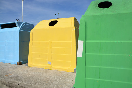 contenedores para el reciclaje de basura
