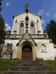Fototapeta na wymiar Neo Gothic chapel built in 1849