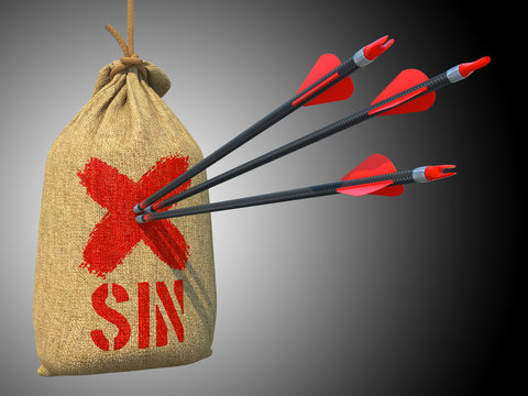 Sin - Arrows Hit in Red Target.