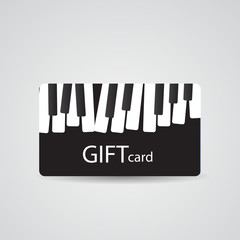 Abstract Beautiful Gift Card Design, Vector Illustration