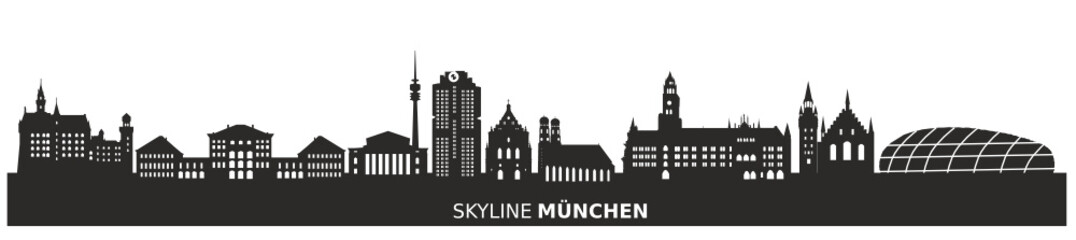 Obraz na płótnie Canvas Skyline München