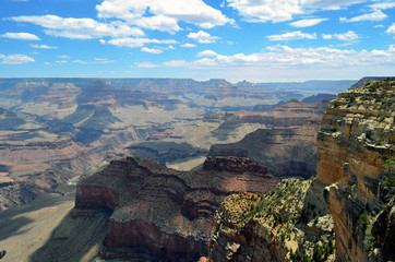Fototapeta na wymiar Landscape of canyon, Grand Canyon, Arizona