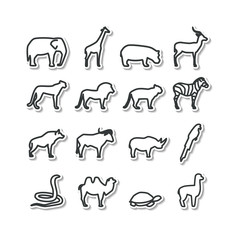 Animals - Savanna, Mountains