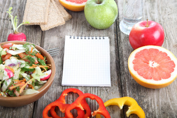 Concept of healthy food .