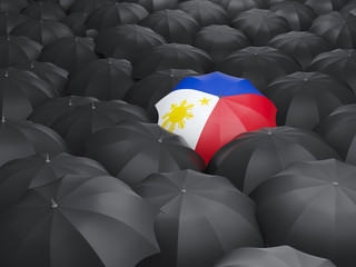 Umbrella with flag of philippines
