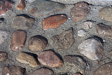 Текстура булыжников на мостовой