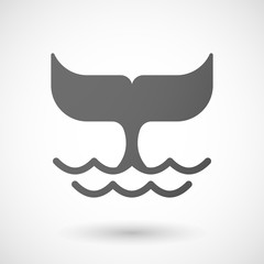 Grey whale icon