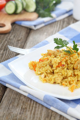 Rice with chicken