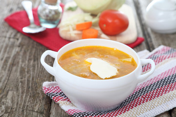 Cabbage soup