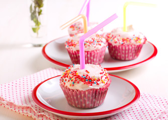 Pina colada cupcakes