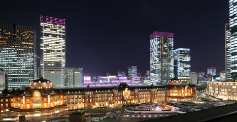 東京駅・夜景