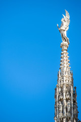 Fototapeta premium Duomo Milan - steeple detail