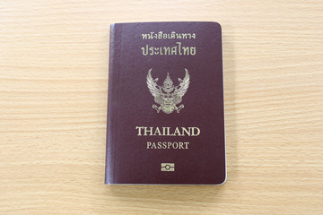Thai passport.