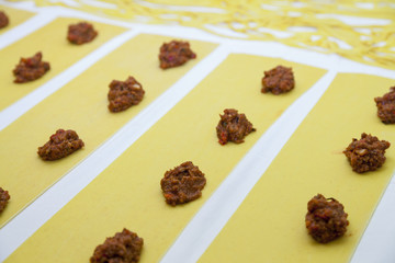 Making tasty italian Ravioli grandi, step by step proces