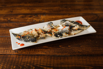 Mackerel Fillets and Spicy sauce