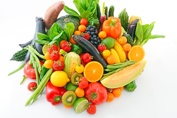 新鮮な野菜と果物