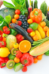 新鮮な野菜と果物