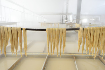 Production process of Yuba