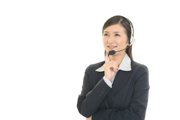 笑顔のオペレーター