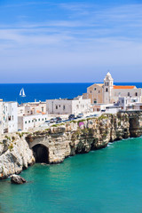 View of Vieste, Italy