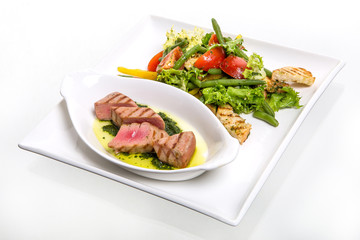 meat with vegetables