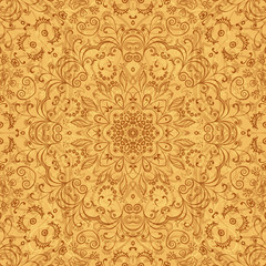 Abstract Floral Seamless Pattern