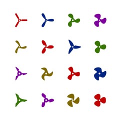 Color propellers icons
