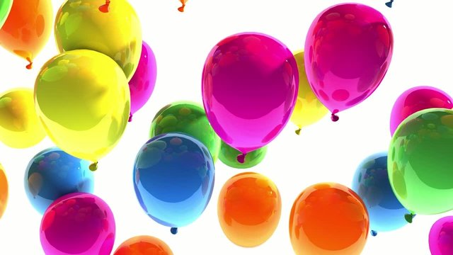 Balloons Animation 3d
