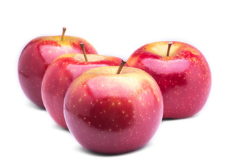 red ripe apples