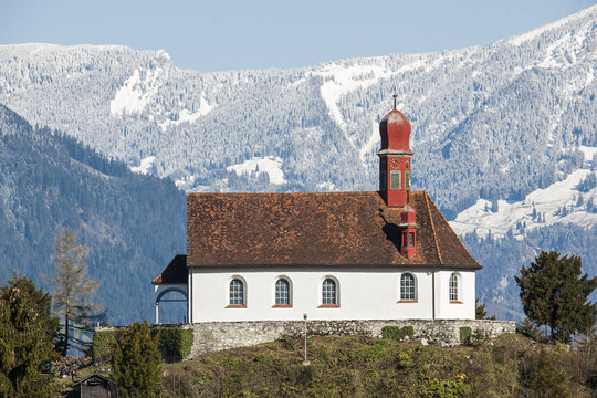 Kapelle auf dem Flüeli ob Sachseln, Obwalden, Schweiz