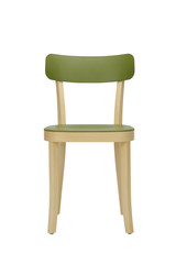 Стул деревянный зеленый