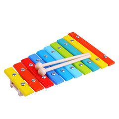 bright xylophone on white background